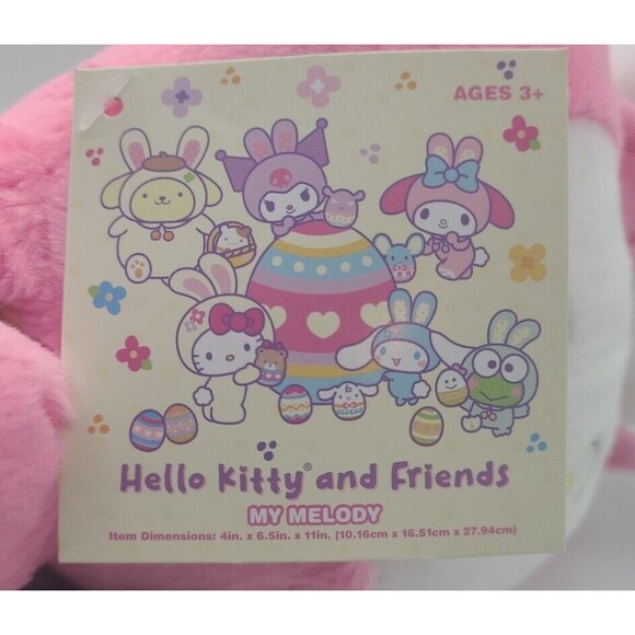 Sanrio Hello Kitty and Friends Lot of 5 Easter Plushes plus 40in X 50in Throw - Picture 7 of 16